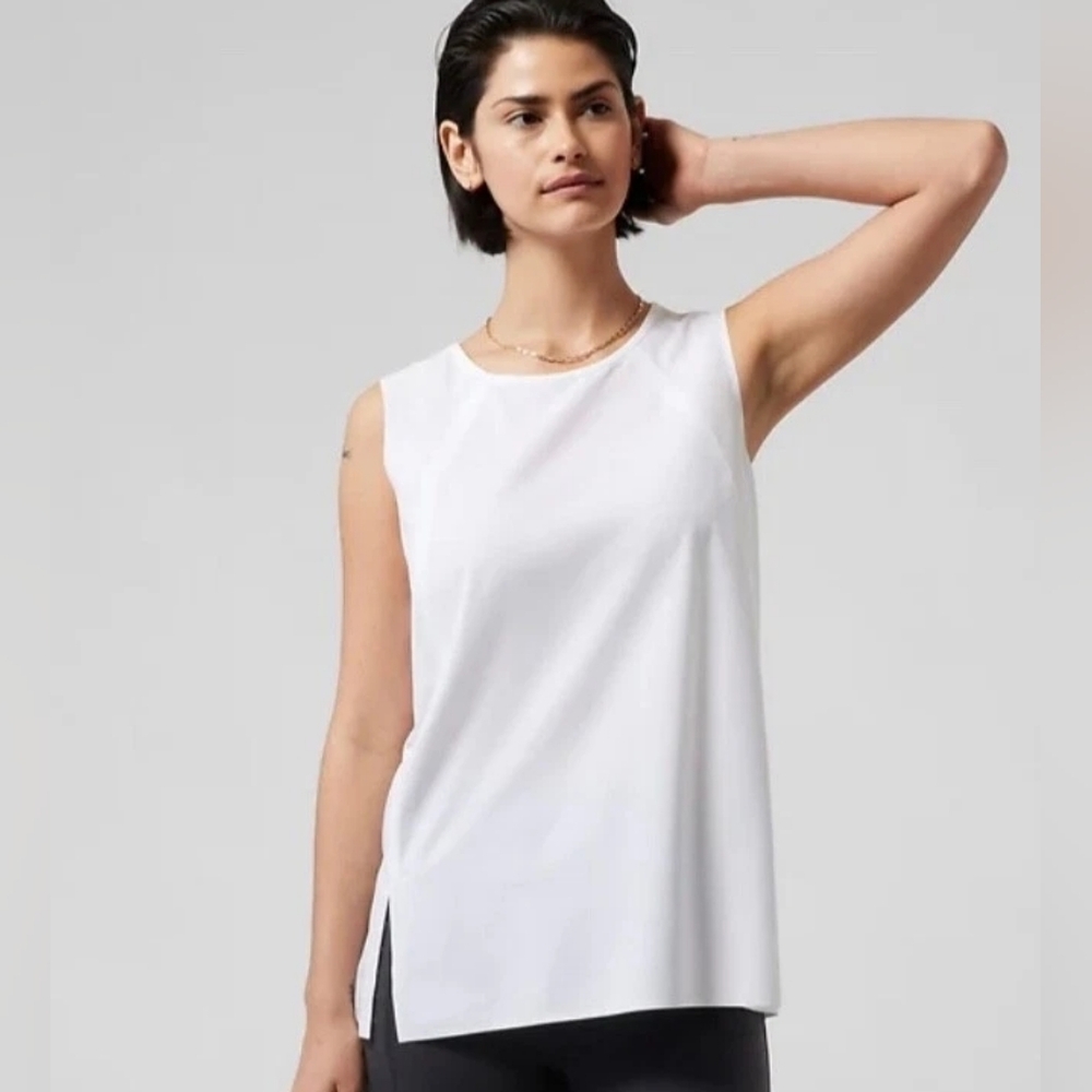 ATHLETA Zephyr Refined Tank - White XXS